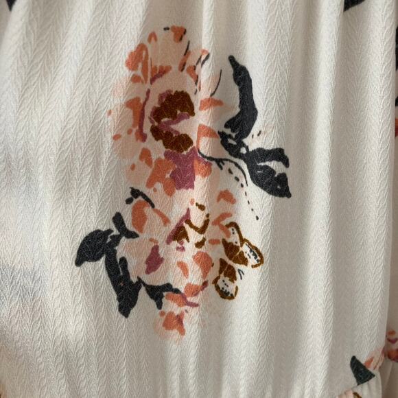 Free People NEW All I Got Printed Maxi Dress - Floral - Ivory Combo - 4 - Picture 5 of 14